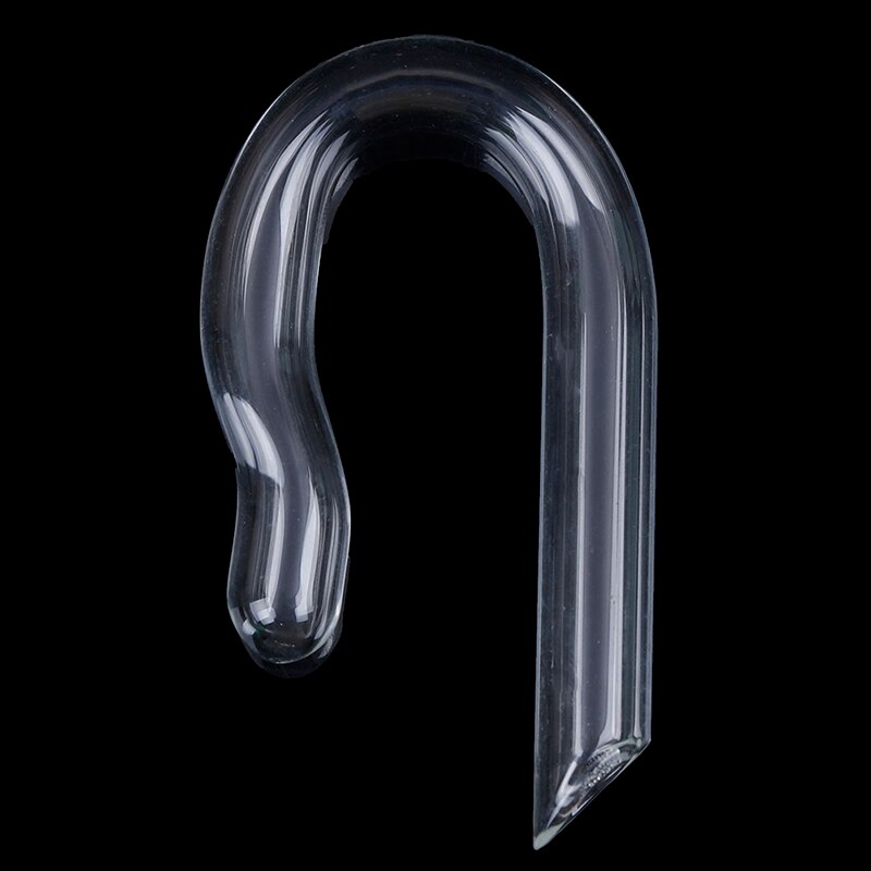 Alta qualidade 4 estilos em forma de u tubo de vidro durável aquário co2 difusor válvula de verificação do tanque de peixes tubo vidro borosilicato 1pc
