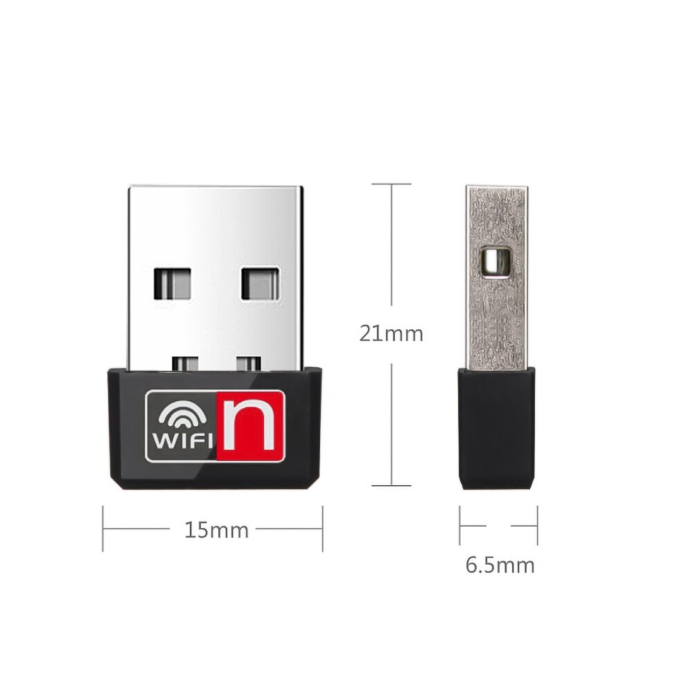 Externe Mini Usb Wifi Adapter 802.11b/g/n Antenne 150Mbps Usb Draadloze Ontvanger Dongle MT7601 Netwerkkaart Laptop Wifi Dongle