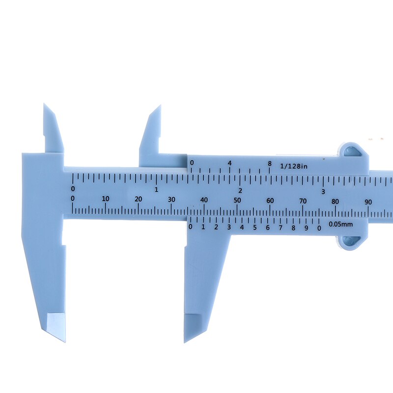Double Scale Plastic Vernier Caliper Ruler Measuring Student Calipers Size Measuring Tool