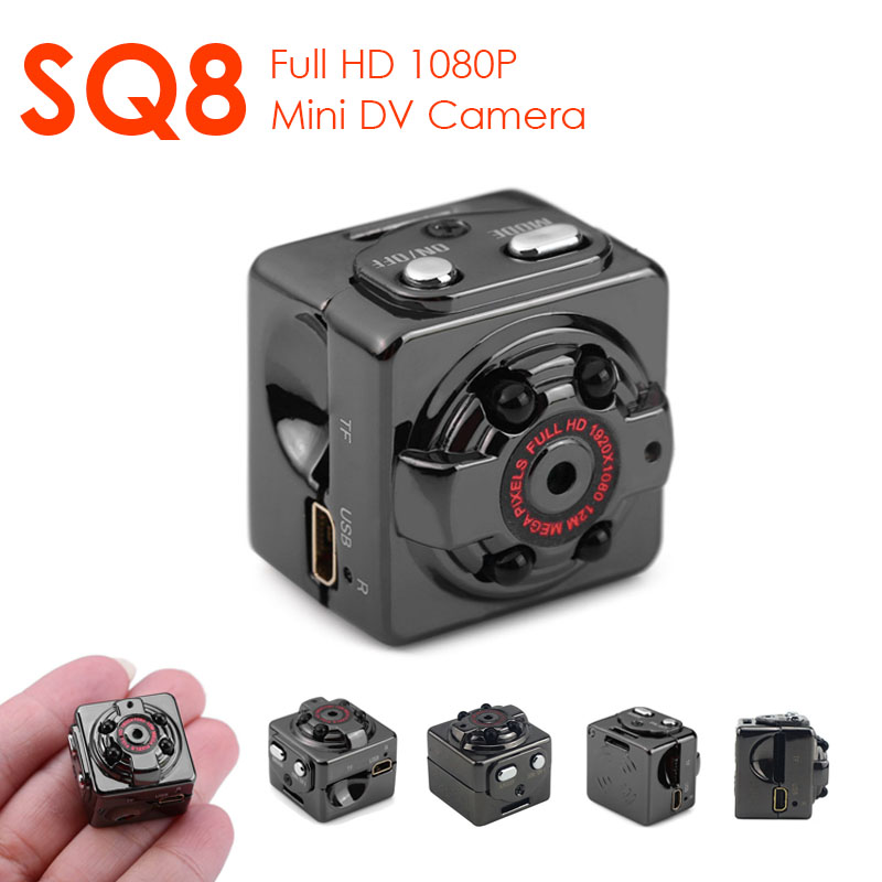 SQ8 Mini DV Secret Camera Espia HD 1080P Wearable Grandado