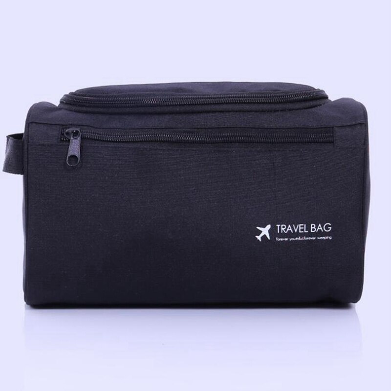 Casual Mannen Opknoping Grote Cosmetische Tas Zakelijke Make Case Vrouwen Reizen Make Up Rits Organizer Opslag Pouch Toilettas Wassen Bad: 4