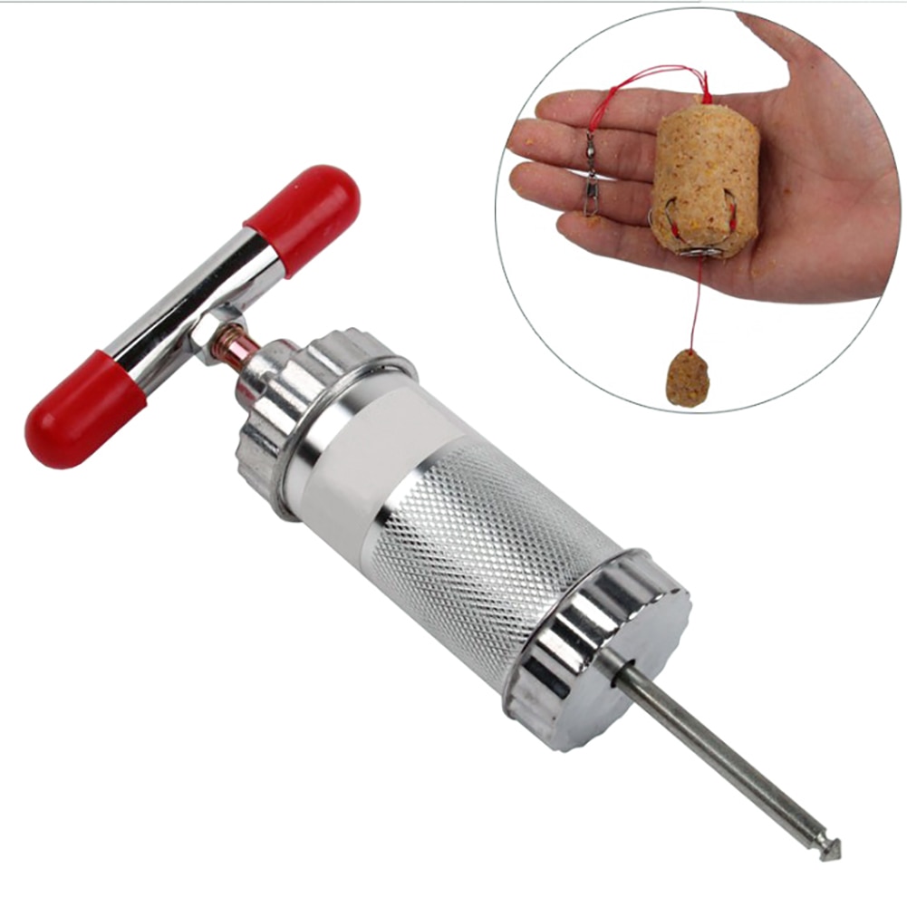 Aluminum Alloy Fishing Lure Shaper Former Fishing Bait Compressor DIY Explosion Hook Bait Forming Mold Device Dropshiping