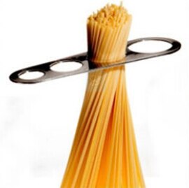 Accesorios de cocina de acero inoxidable espaguetis medidor Pasta gobernante herramienta de medición con 4 a Parte herramienta de Control