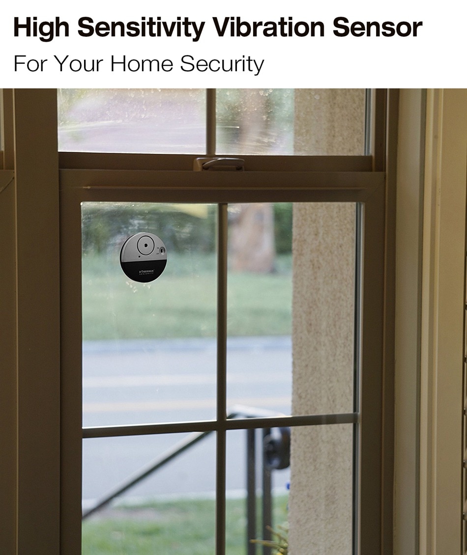 DOBERMAN SECURITY SE-0106 Entry Defender With Chime Home Electronic Wireless Vibration Sensor Home Security Alarm Door Window