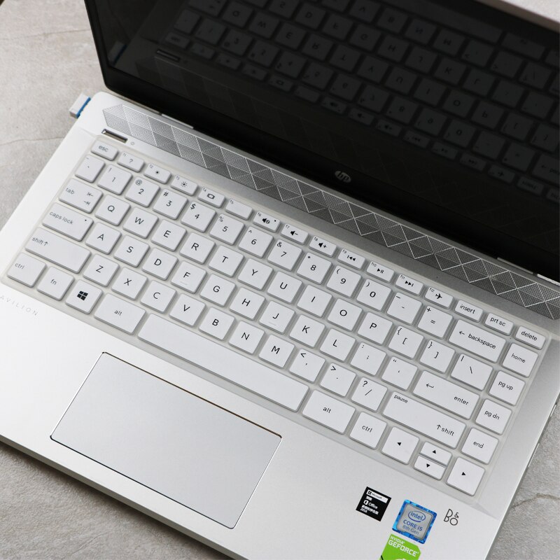 Laptop Keyboard Cover skin For HP Notebook 14-dq1004la 14-dq0011dx 14-dq2031cl 14-dq1077wm 1043cl 0002dx 14-dq series 14'': white