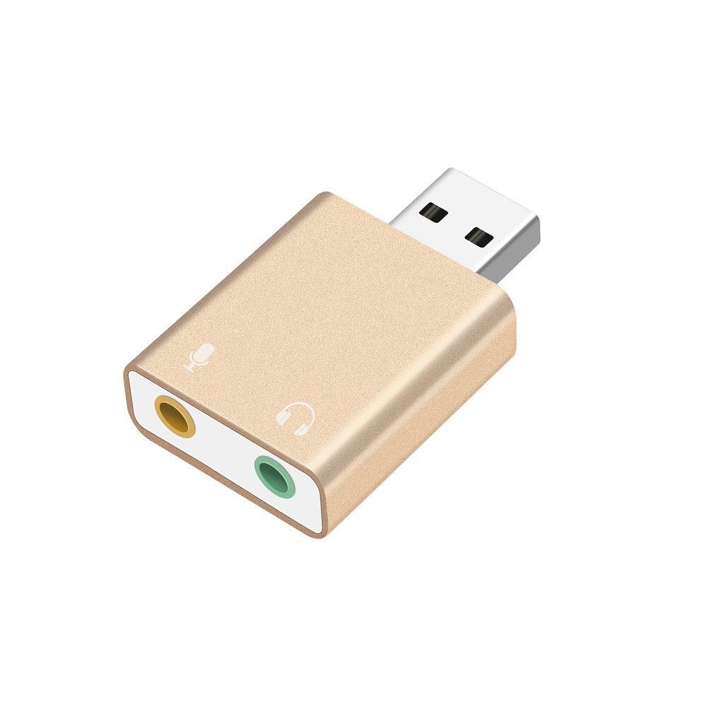 1 pièces Audio carte son Adpater Mini USB externe 2.0 7.1 CH Audio virtuel carte son adaptateur convertisseur pour ordinateur portable