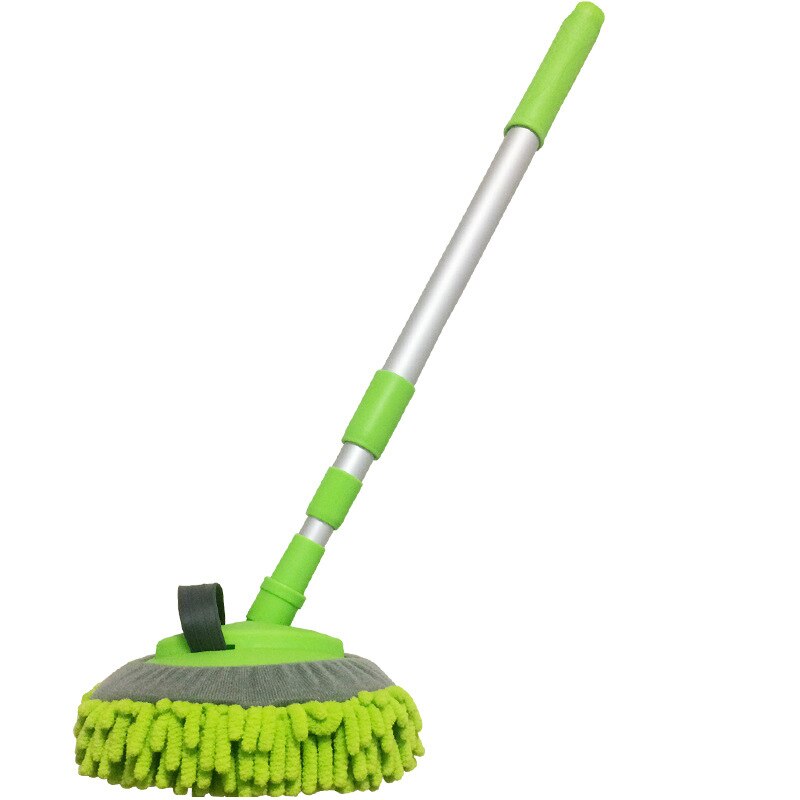 Aluminiumlegering Rvs Telescopische Wasstraat Mop Multifunctionele Stofverwijdering Schoonmaken Tool Stofverwijdering Schoonmaakdoekje: green