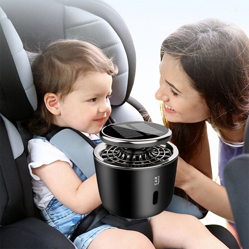 Voiture solaire purificateur d'air Auto arôme diffuseur désodorisant voiture parfum pour voitures décoration intérieure