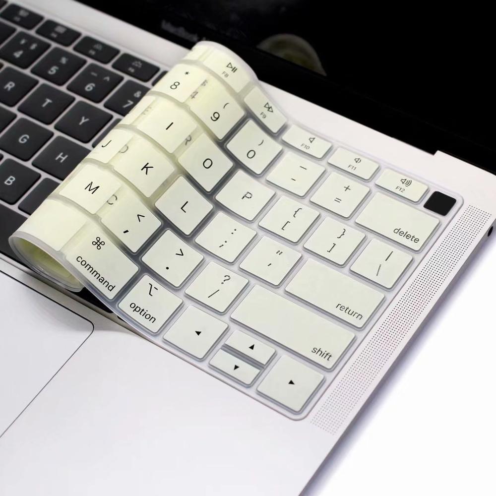 Pehmeä näppäimistösuoja macbook airille 13 a2179 eu us näppäimistön kansi silikoninen vedenpitävä kalvosuoja