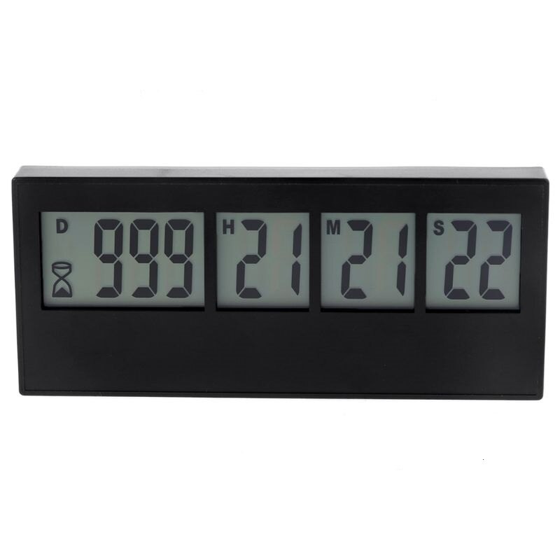 999 Day Countdown Timer LCD Digital Kitchen Timer Event Reminder For Wedding Lab Cooking Kitchen Time Reminder