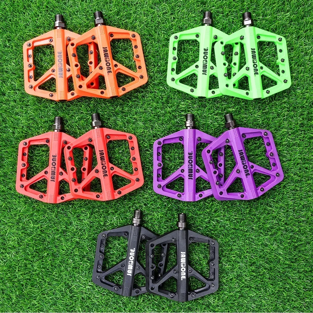 Jawbone 2023 MTB-fietspedalen Plat platform Nylonvezel voor Road Mountain BMX Fietsonderdelen