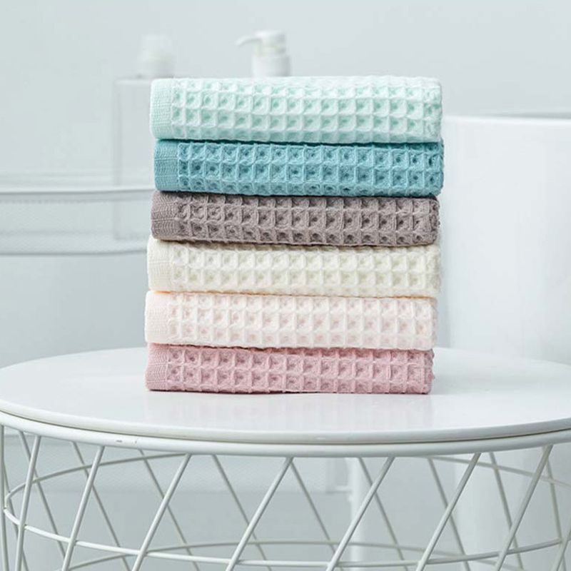 Tekstylia domowe miękkie bawełniane ręczniki waflowe dla dorosłych miękkie chłonne domowe ręcznik łazienkowy wysokiej jakości przybory toaletowe gospodarstwa domowego