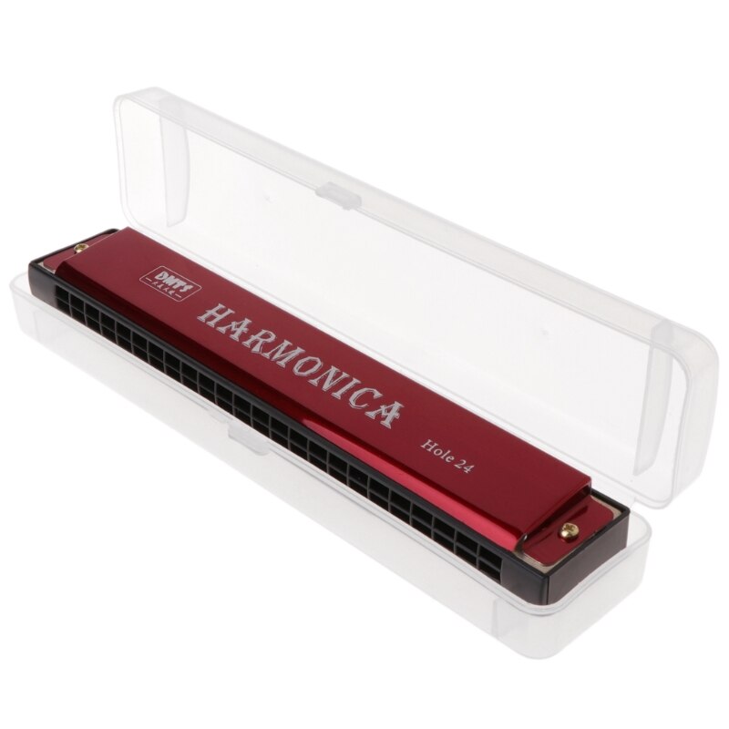 Professionele 24 Hole Harmonica Sleutel Van C Mond Metalen Orgel Voor Beginners