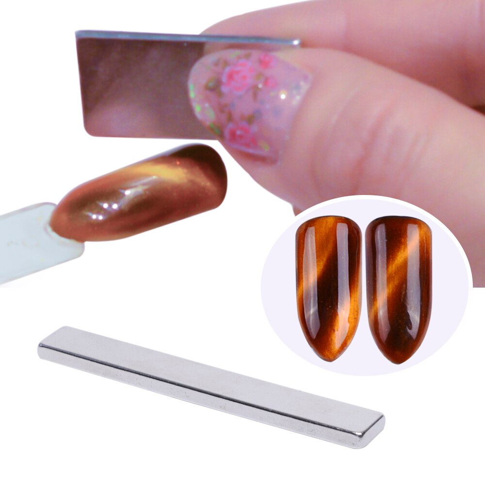 Volledige Beauty 1Pcs 3D Sterke Cat Eye Magneet Stok Slice Voor Uv Gel Vernis Nail Tool 3D Lijn Streep effect Nail Gel Decor CH556-1
