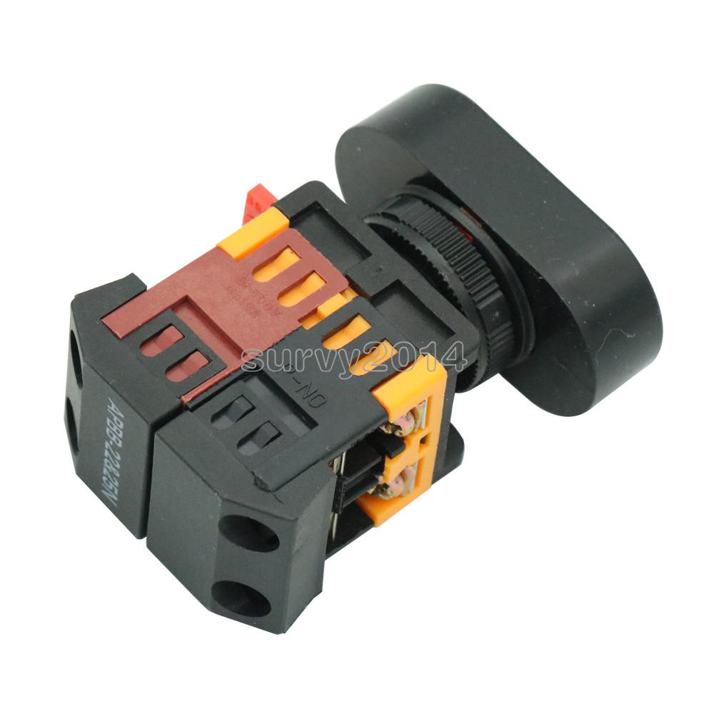 Start Stop Push Button Light Indicator Momentary Switch Red Green Power ON OFF