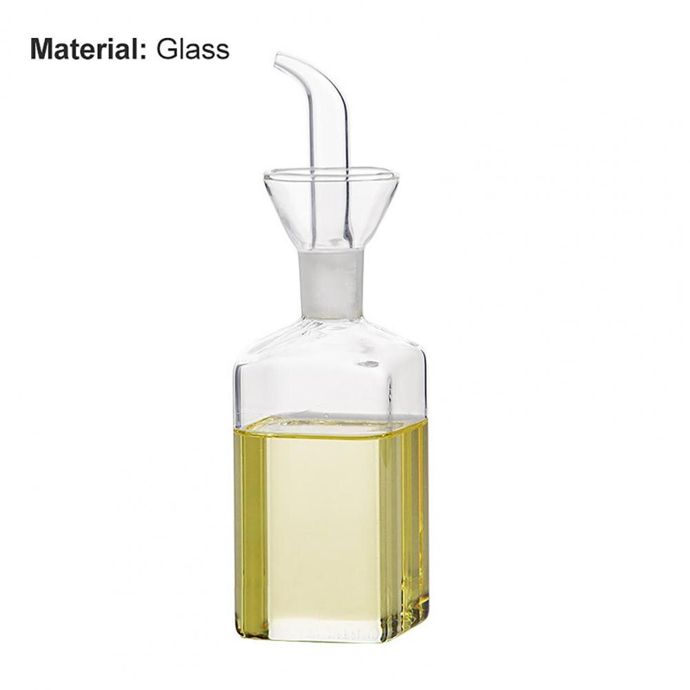 Glas Öl Flasche Küche Dicht Glas Olivenöl Essig Spender Ausgießer Spritzgerät für Gewürz Flasche Glas Glas Öl Container