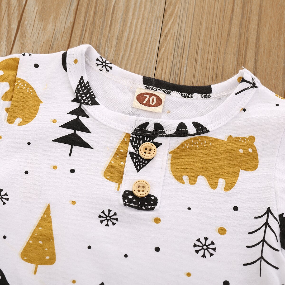 Kinderkleding sets met korte mouwen, t-shirts, topjes en gele shorts, 2 stuks