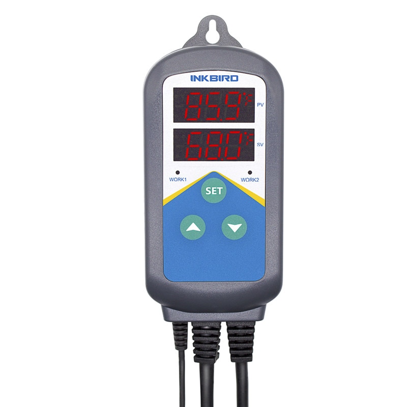 Inkbird EU US AU UK ITC-306T Heater Temperature Controller Heating Thermostat Aquarium Probe Sensor Pre-Wired Dual Stage Timer