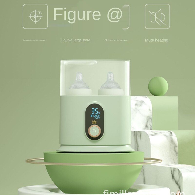 baby bottle warmer 24hrs two-in-one intelligent automatic sterilizer constant temperature milk adjustable green