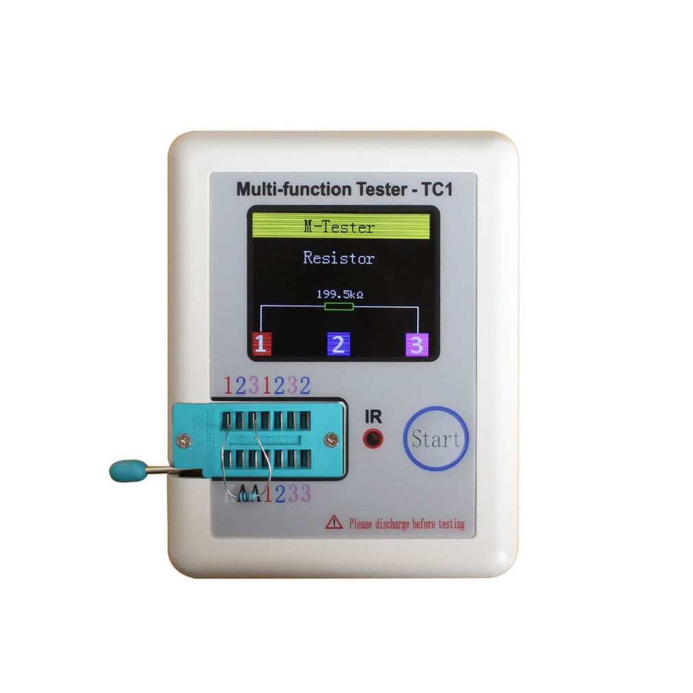 Multifunctionele Transistor Tester LCR-TC1 Full Color Grafische Display Met Batterij Tft Diode Triode Capaciteit Meter