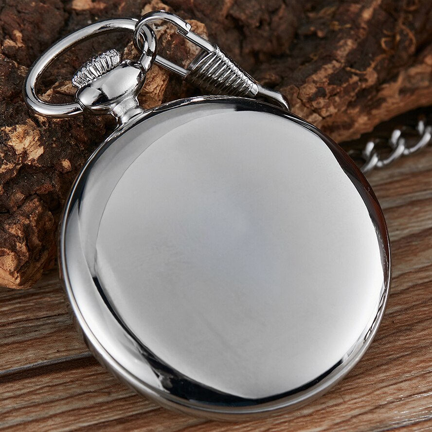 Luminous QUARTZ Pocket Watch for Men Women Black Sliver Gold Fob Chain Pendant Glows in Dark Night Green Light montre de poche