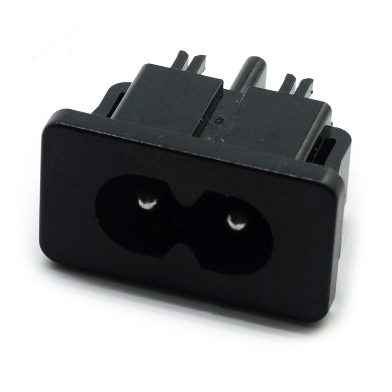 AC110-250V 2.5A Mâle IEC320 C8 à Femelle C7 Puissance Prise Courant Adaptateur