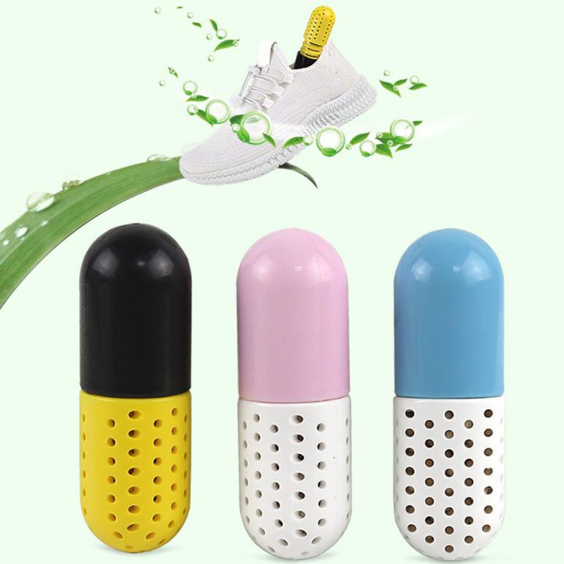 Shoes Deodorizer Closet Steriliser Eliminator Drawer Air Purifying Smell Remover Capsule Shape Moisture Absorber