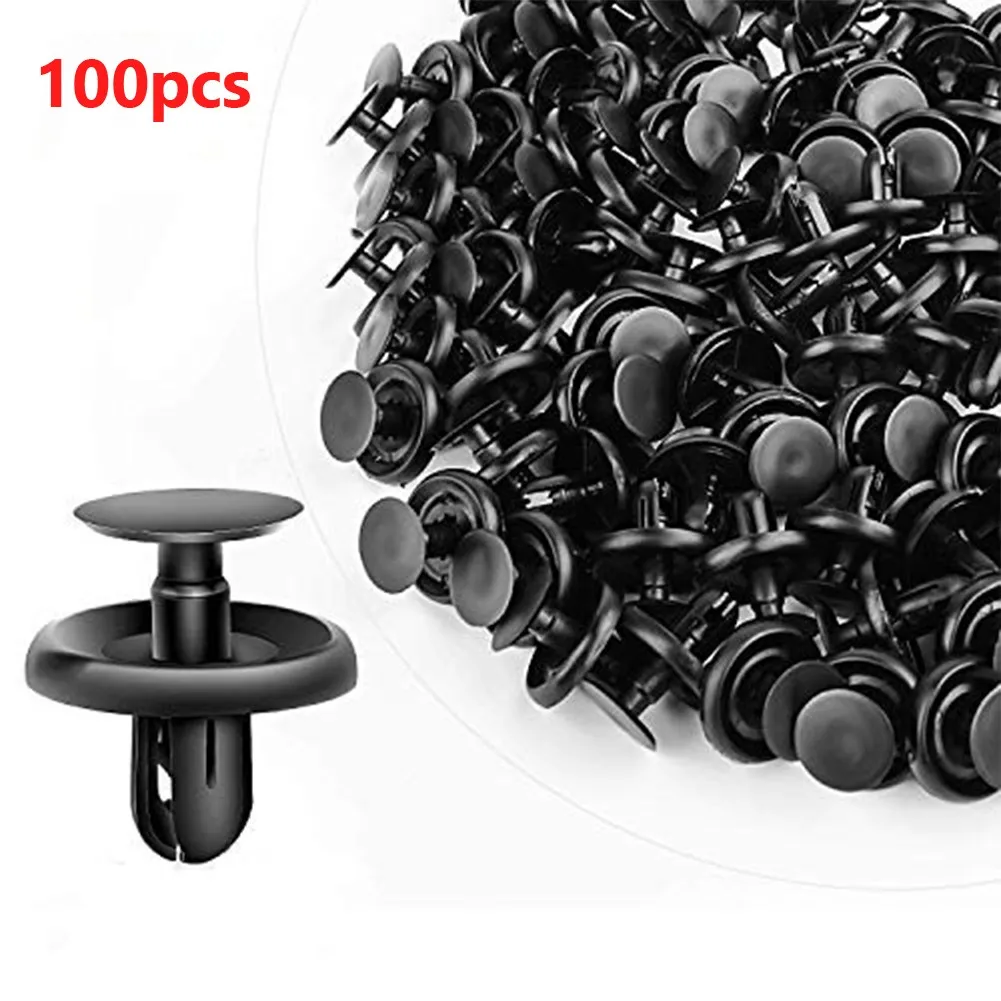 100Pcs Voor Toyota Lexus Fasteners Trim Panel Clips Bumper Fender Push Pin Klinknagels Past In 7 Mm Gat (90467-07201)