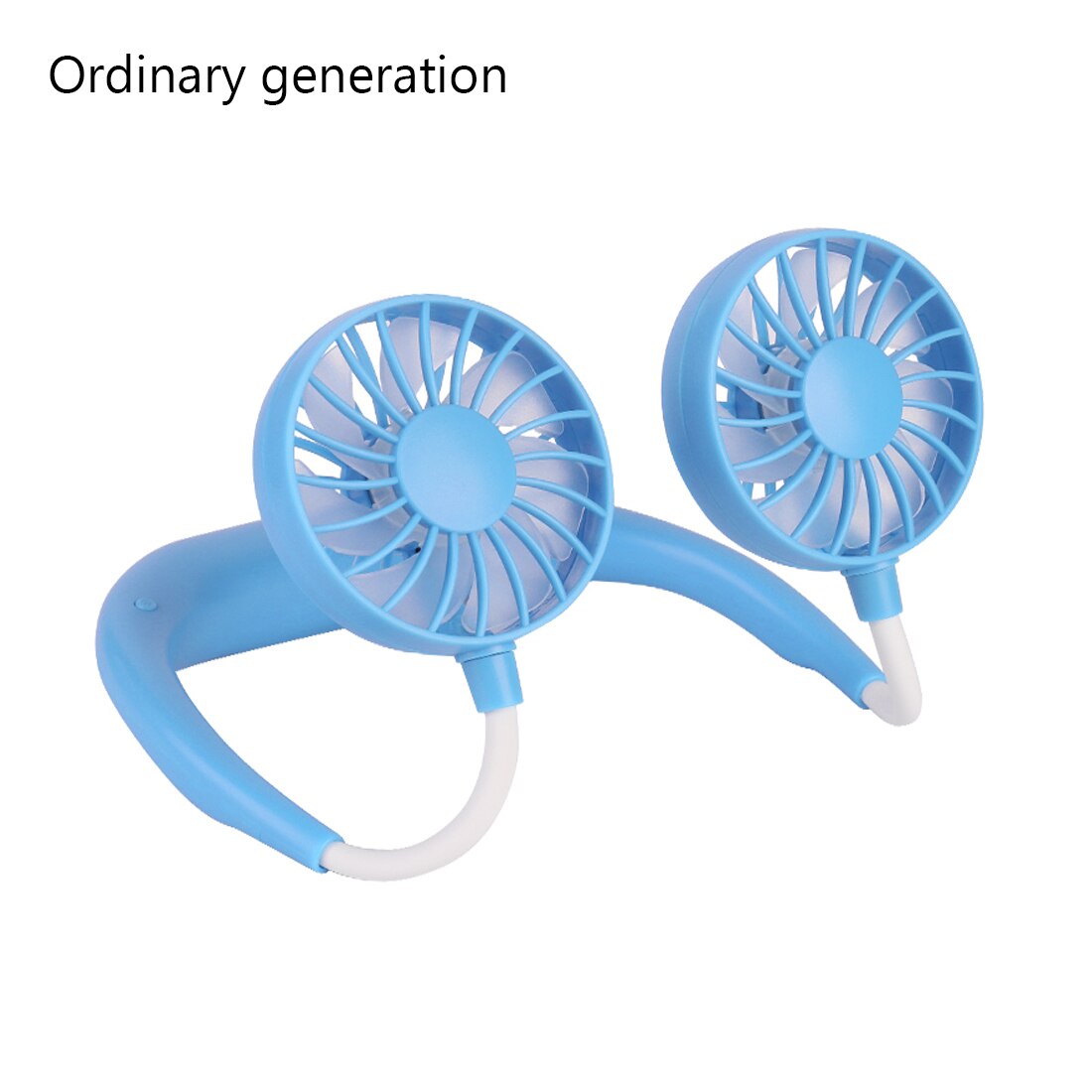 Portable USB Mini Fan Neck Fan Rechargeable Small Portable Sports Fan light Usb Desk Hand Air Conditioner cooler for Traveling ,: 4