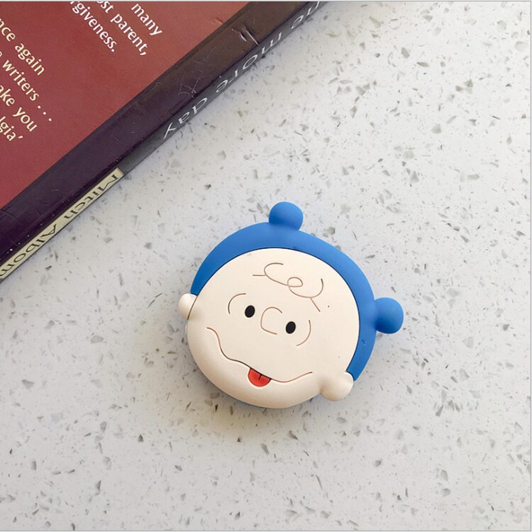 NEUE Karikatur Runde Universal- praktisch Ring Halfter Airbag Gasbag falten Stehen Halterung Für iPhone XR Samsung Huawei Xiaomi: Anderes