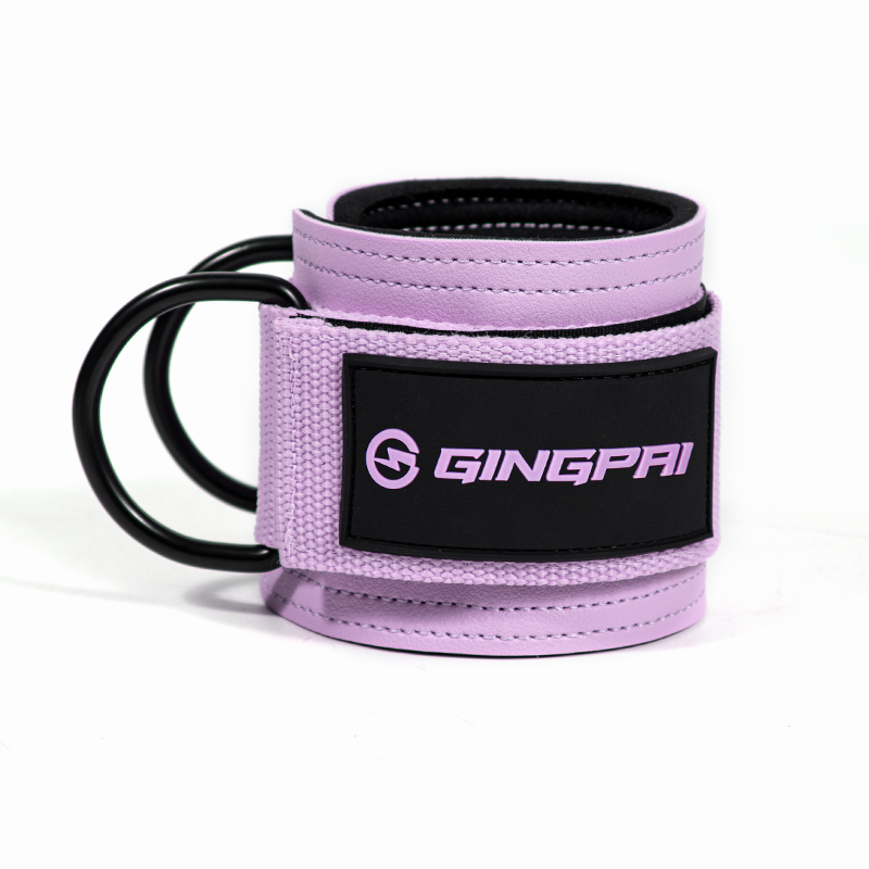 Ankle Strap for Cable Machines and Resistance Bands, Work Out Cuff Attachment for Home & Gym, Glute Workouts - Kickbacks: Brown