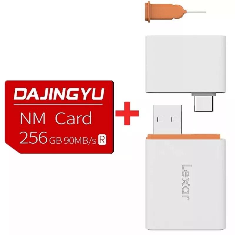 Nm Card 128Gb 256Gb Nano Geheugenkaart Voor Huawei Mate40 Mate30 X Pro P30 P40 Pro Serie Nova5 6 Matepad Lezen 90 Mb/s