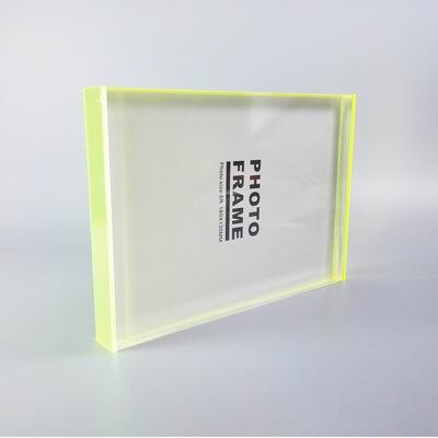 High Transparent Rectangle Acrylic/Plexiglass Wedding Picture Frames PF009