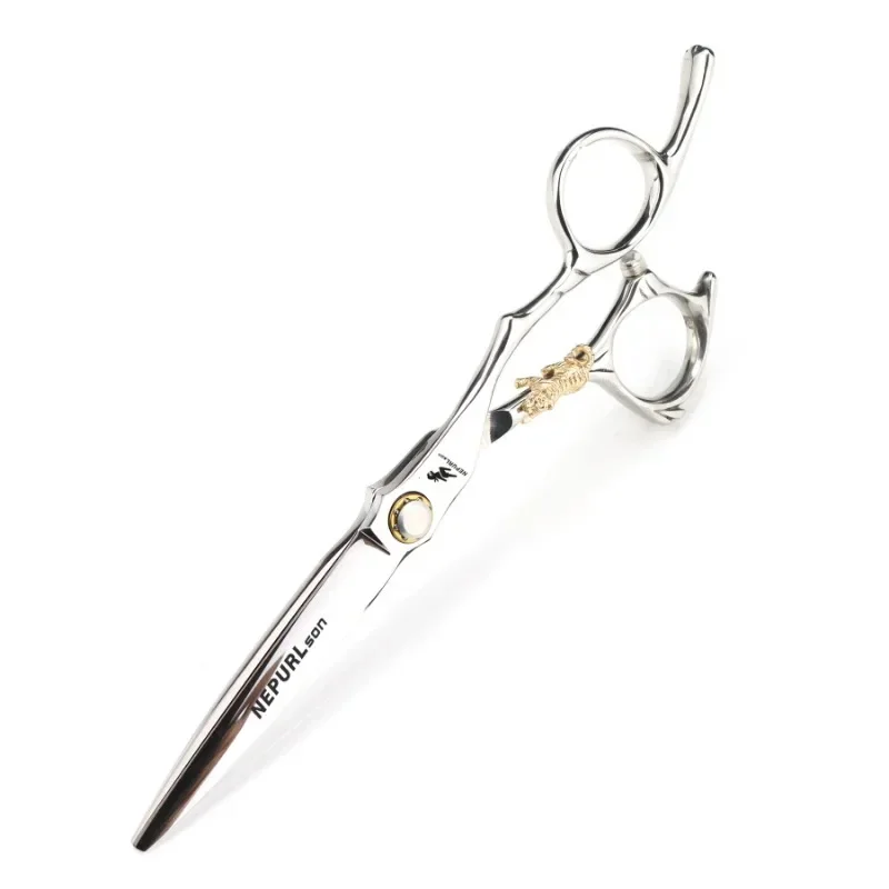 JP440c Steel 6 '' Upscale Golden Tiger Hair Scissors Cutting Barber Haircut Thinning Shears Hairdresser Scissors