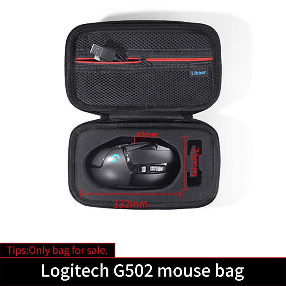 Draagtas Voor Logitech Gaming Mouse Shockproof Waterdichte Opslag Pouch Voor Logitech G502/G903/Pro Draadloze: G502 Bag