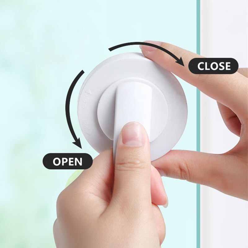 Glass Door Sliding Door Handles Closet Cupboard Door handles Toilet Lid Refrigerator Door Suction Cup Pulls Free Punch