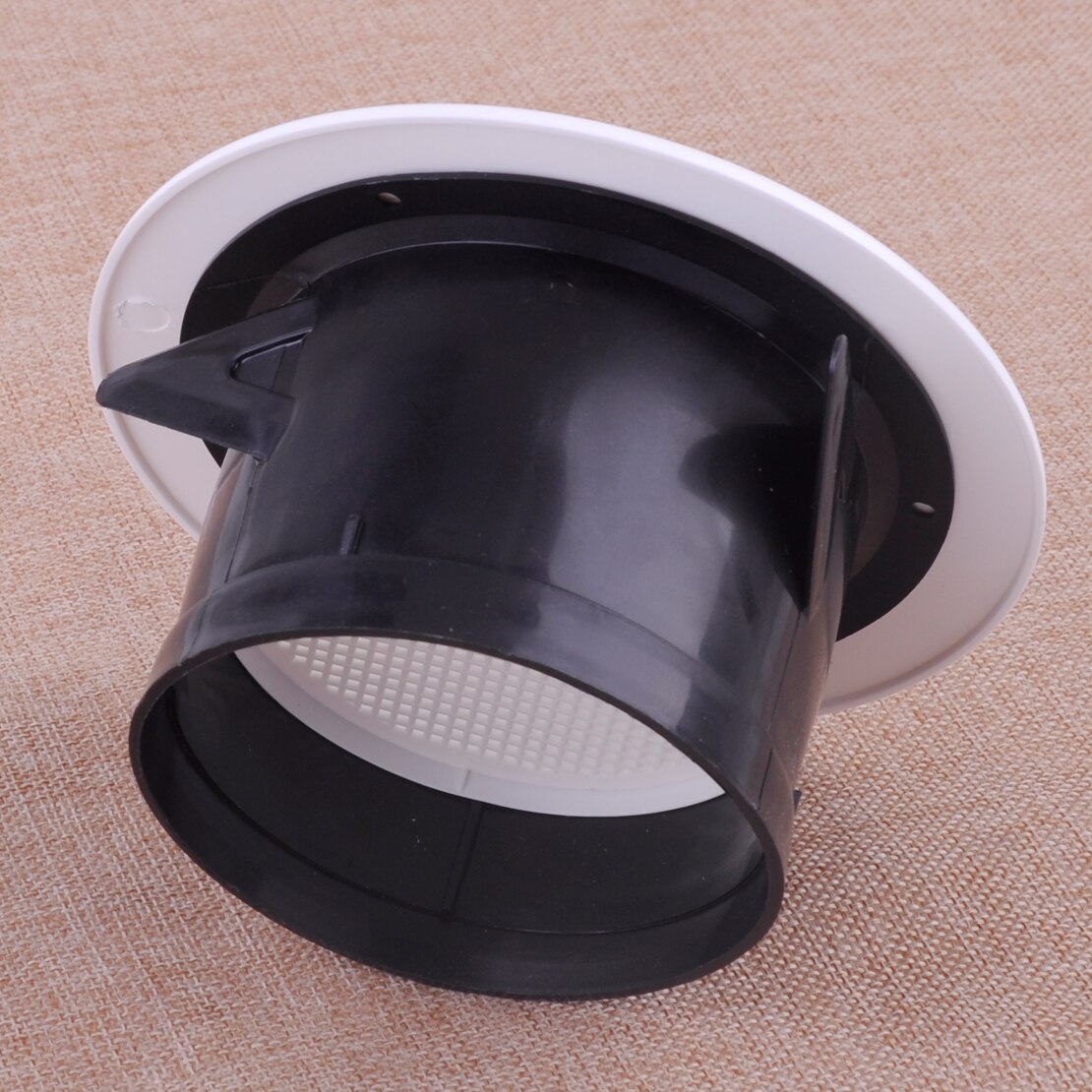 LETAOSK 100mm ABS Plastic Round Air Exhaust Vent Grille Cover Wall Ventilation Inlet Outlet Ceiling