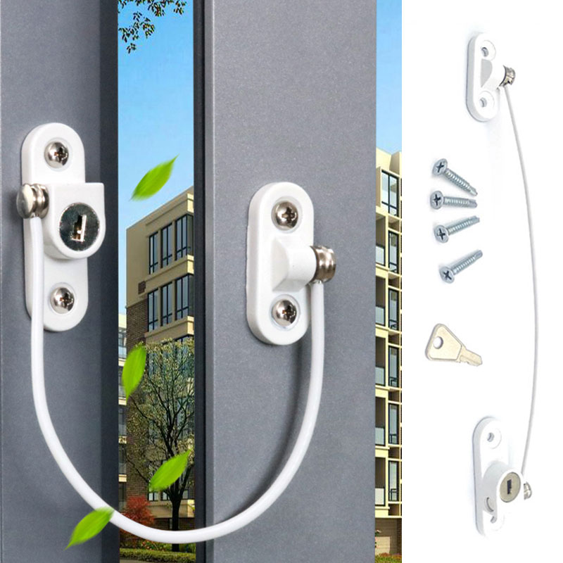 1Pcs Prevent Children Falling Window Limiter Child Protection Baby Safety Window Protection Security Locks On The Windows