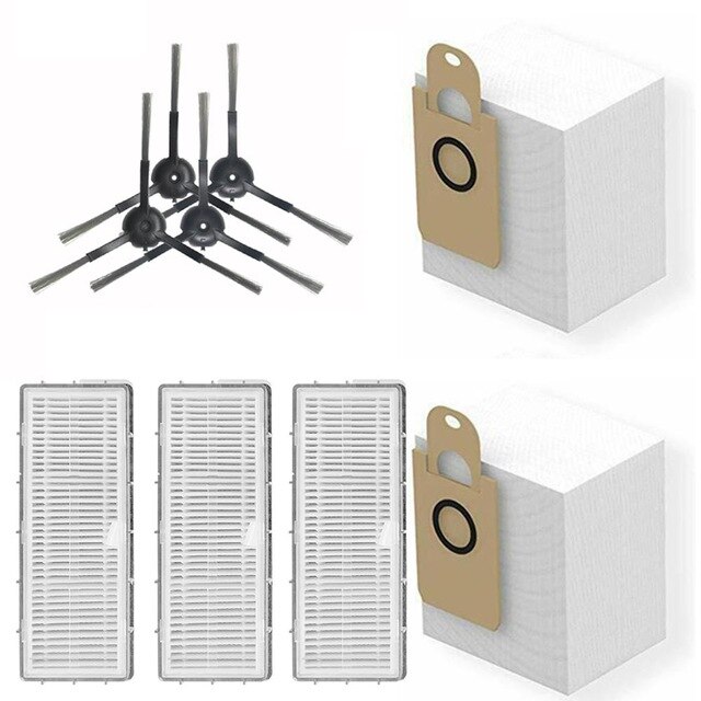 12/15 pièces Kit de lingette filtrante pour proscénic M7 Pro Robot aspirateur maison fournitures de jardin serpillière chiffons filtres sacs à poussière remplacement