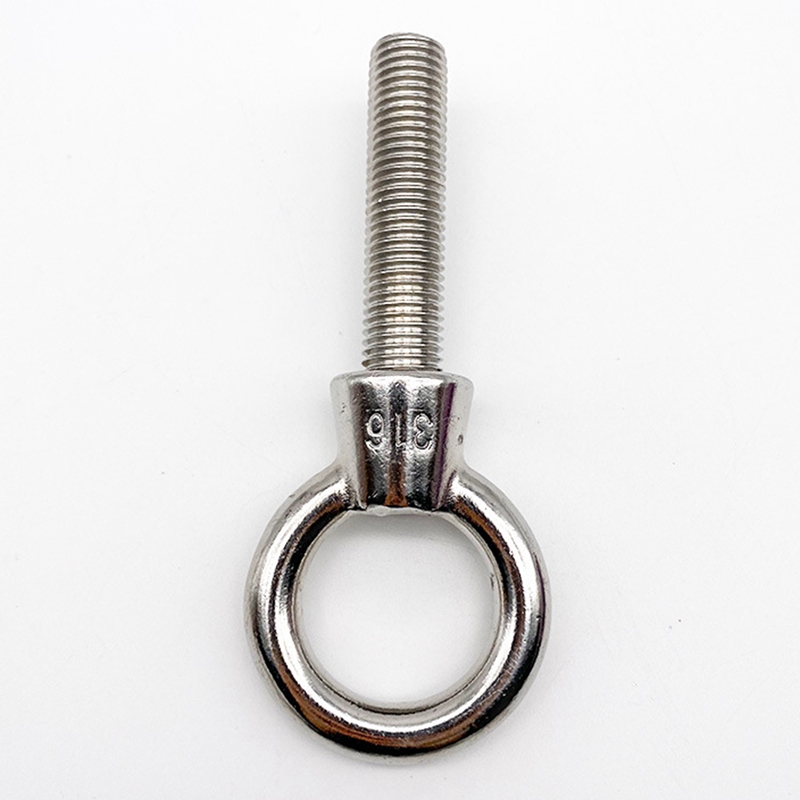 Eye Bolt Stainless Steel Marine Lifting Eye Screws Ring Loop Hole For Cable Rope Eye Bolt