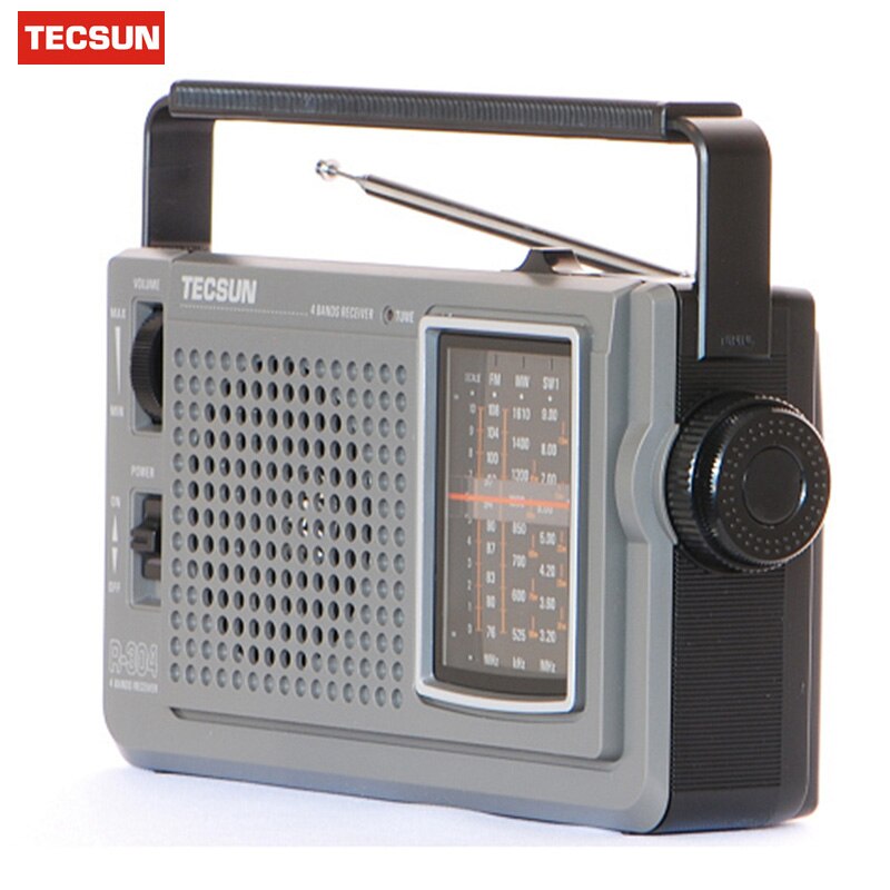 Radio FM haute sensibilité d'origine TECSUN R-304 R-304P récepteur Radio MW/SW haut-parleur intégré récepteur numérique Radio Portable