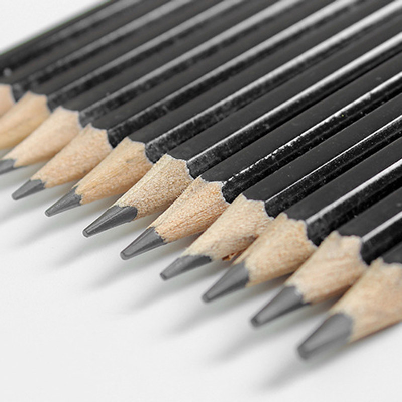 Pencils and Sketch Set Kit Complete Artist Kit Includes Zippered Carry Case Art Student Drawing QJY99