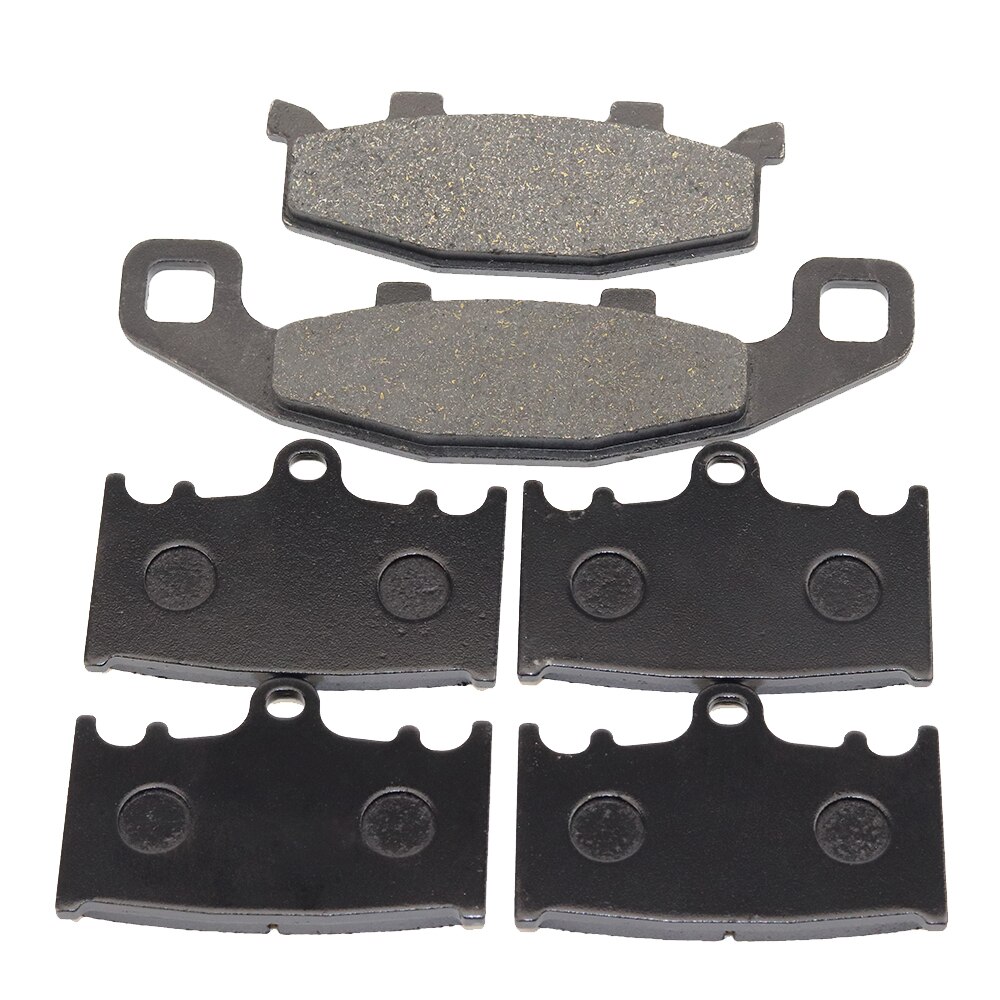 6 teile/satz Motorrad Vorne und Hinten Bremsbeläge Für Kawasaki ZZR 400 ZZR400 1990-1992 ZR 1100 Zephyr (ZR 1100 A) 1992-1996 1993 1994