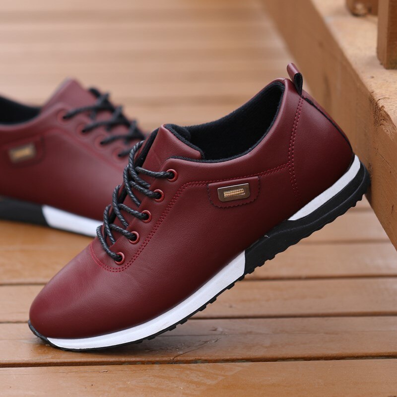 ACEBUY hommes chaussures décontractées Version coréenne nouvelle pointu affaires angleterre tendance doux visage chaussures pour hommes ZZXP2