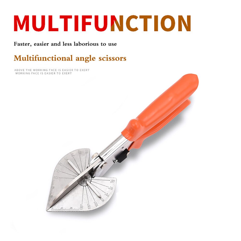 Multi-Function Right Angle Cut Duct Cutter Trunking Scissors Adjustable Angle Multi Angle Mitre Siding Wire Duct Cutter