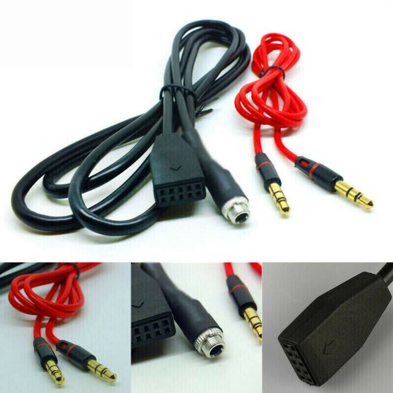 Car Style 3.5mm AUX Input Mode Cable Mountable Socket for BMW- E46 98-06 Aux-in Audio Adapter Cable for Phone Now