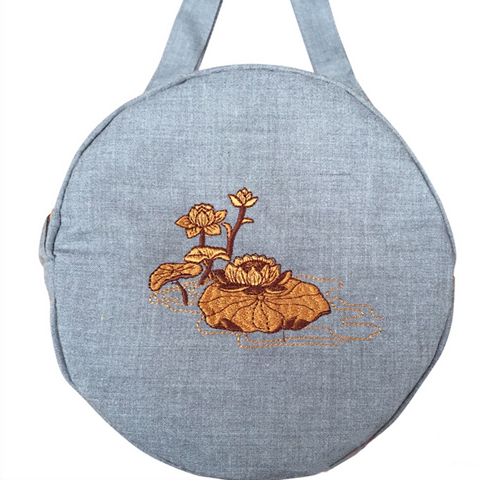 Unisex Monk Buddha Lay Shoulder Bags Sling Alms Bowl Bag Buddhism Cotton Bags