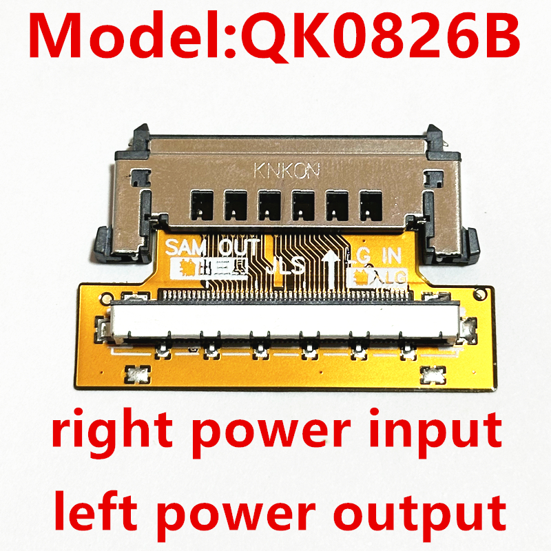 modèle FHD LVDS LVDS 51pin SAM tour LC câble connecteur câble adaptateur carte gauche et droite remplacement modèle: WHITE