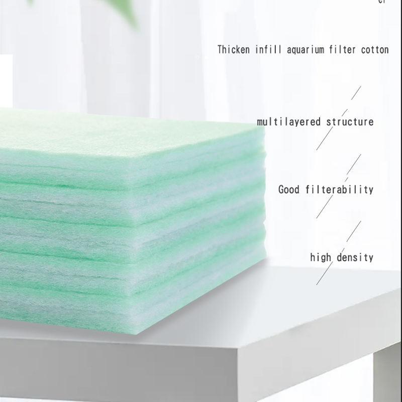 3cm/0.8cm Fish Tank Filter Cotton High-density Filter Material Water Purification Bacteria Biochemical Aquarium Sponge