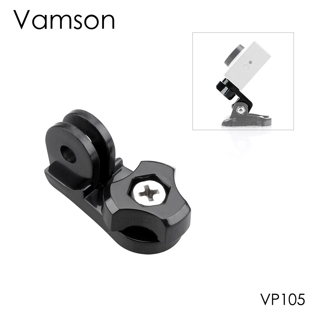 Vamson Voor Gopro Accessoires Bridge Adapter Mini Tripod Zetten 1/4 Inch Connector Voor Yi Voor Sj4000 VP105